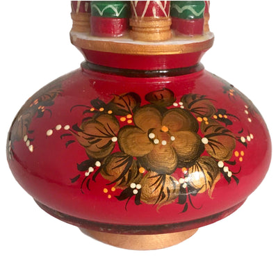Russian Traditional Red Gold Musical Box BuyRussianGifts Store