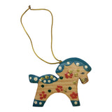 Russian Wooden Horse Christmas Ornament BuyRussianGifts Store