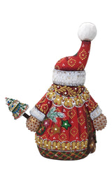 Wooden Russian santa