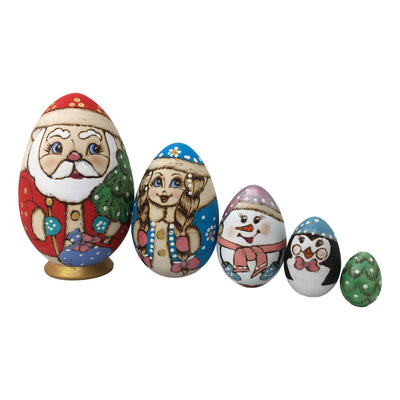 Russian Santa matryoshka 