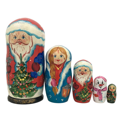 Santa matryoshka doll