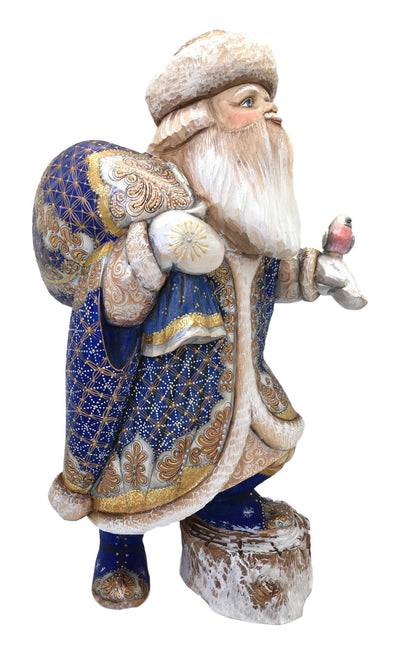 Russian grandfather frost blue coat