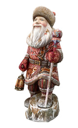Hand carved Russian santa