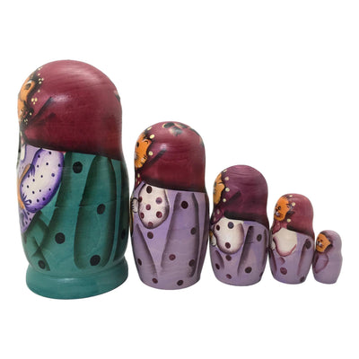 Animal Russian stacking dolls 