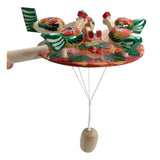 Chicken pecking paddle Russian toy