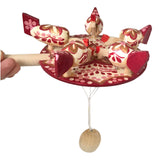 Russian kids toy chicken paddle 