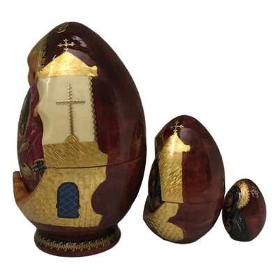 Russian nesting dolls Virgin Mary