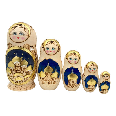 Religious matryoshka doll