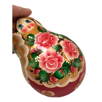 Russian doll with roses