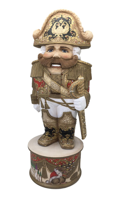 Russian doll nutcracker wooden figurine 