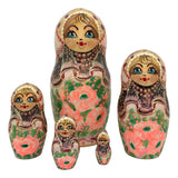 Russian nesting dolls lavender color