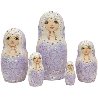 Russian dolls lavender 