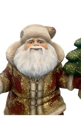 Russian Santa wooden figures 