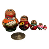 Miniature Matryoshka dolls