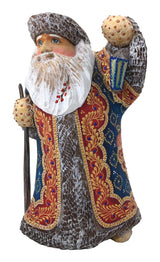 Wooden Santa with lantern 