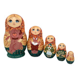 Matryoshka dolls with toys
