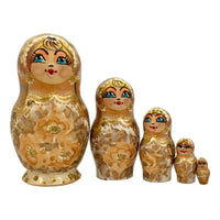 Gold nesting dolls