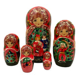 Nutcracker Nesting Dolls Storyteller BuyRussianGifts Store