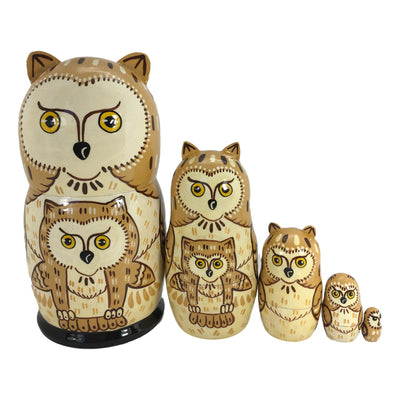 Russian nesting dolls animals 