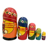 Authentic Russian stacking dolls 