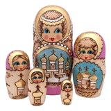 Russian Christmas nesting dolls 