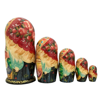 Russian matryoshka dolls fairytale 