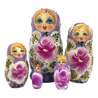 Lavender matryoshka doll