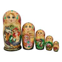 Russian nesting dolls storyteller 