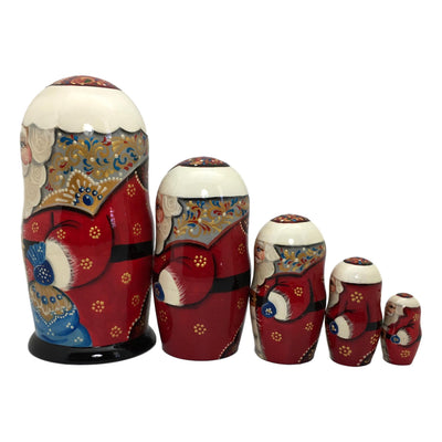 Santa Claus Russian stacking dolls 