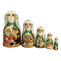 Russian Santa nesting dolls