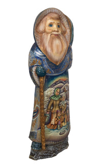 Wooden Santa figure 