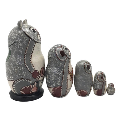 Koala Bear Russian Nesting Dolls set of 5 BuyRussianGifts Store