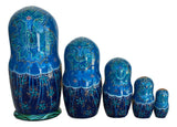 Russian Nesting Dolls Fairytale “Stone Flower” Set of 5 BuyRussianGifts Store