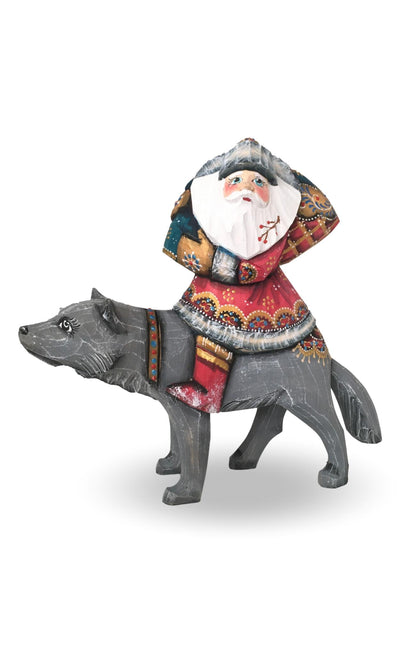 Hand carved Russian santa