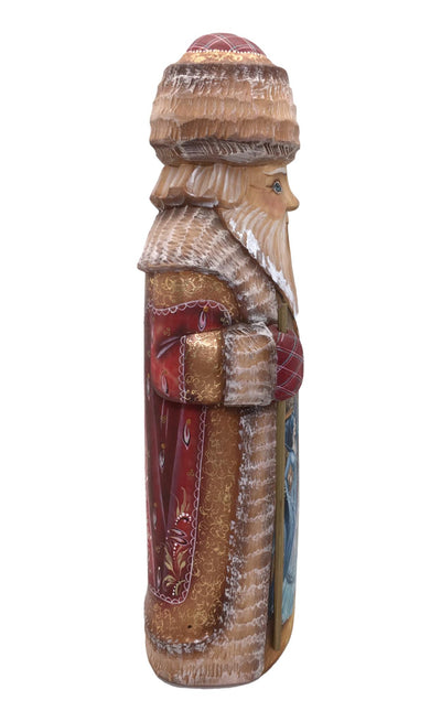 Wooden Russian santa 