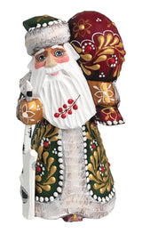 Ded Moroz Wooden figurine BuyRussianGifts Store