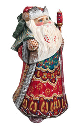 Wooden Santa figurine 