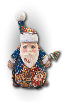 Russian wooden santa 