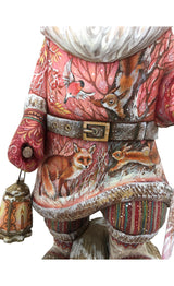 Handcrafted wooden Santa 