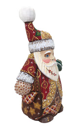 Hand carved Russian santa