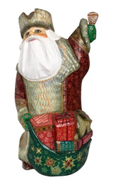 Wooden Russian santa 
