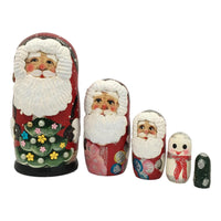 Matryoshka Santa dolls