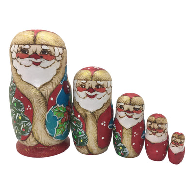 Russian Santa nesting dolls