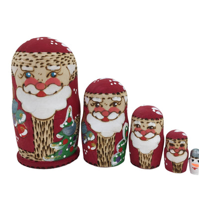 Santa matryoshka dolls 