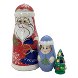 Russian Christmas nesting dolls