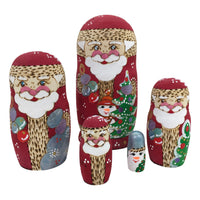 Santa Russian nesting dolls 