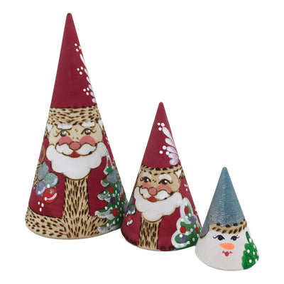 Unique shape Santa matryoshka 