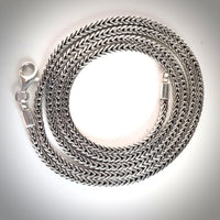 925 Silver Foxtail Square Fashion Chain BuyRussianGifts Store