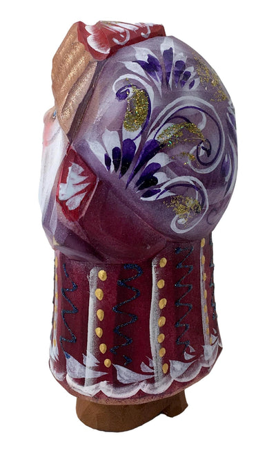 Wooden Santa figures 