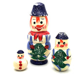Snowman Christmas nesting gift set